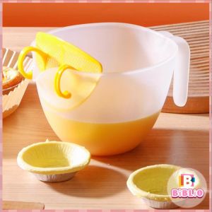BibLio 1000ml Large Capacity Mixing Bowl Measuring Cup with Measurement Markings for Cooking Baking