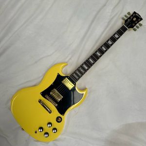 Gibson SG Electric Guitar HH Humbucker Pickups Mahogany Body Yellow Professional Guitar