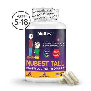 Viên Uống Hỗ Trợ Sức Khỏe Nubest Tall Cho Độ Tuổi Từ 5 - 18 (60 Viên) Của Mỹ - Tăng Chiều Cao Cho Bé - - Tăng cường sức khỏe xương khớp duy trì độ dẻo dai và chắc khỏe của xương. - Hỗn hợp thảo dược độc quyền của Nubest giúp cơ thể khỏe mạnh tăng cường