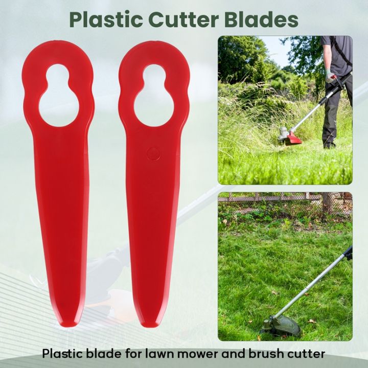 Replacement Plastic Blades Accessories for Polycut 2-2 45 Lawnmower ...
