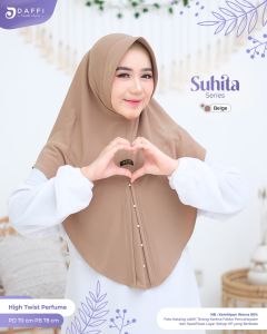 Hijab terbaru Daffi 2024 Kode Suhita hijab instant cantik dan simple promo sale