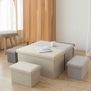 Ottoman Storage Chair with Box/Sofa Storage Stool: A Space-Saving Multi-Purpose Solution