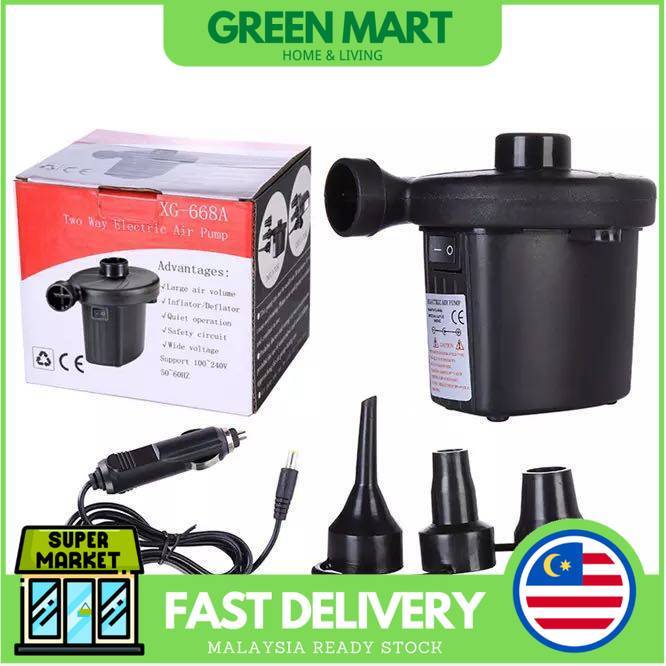 Home Car Air Pump Elektrik Ac Electric Air Pump Deflator Tube Float Car Air Bed Mattress Tilam