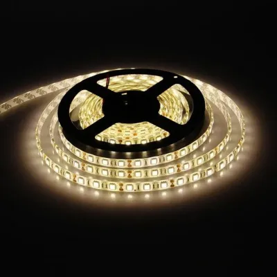 Lampu Led Strip Waterproof 5 Meter Flexible Led 3528 IP44 (Dilindungi Gel / Anti Air) - Indoor / Outdoor - Warm White