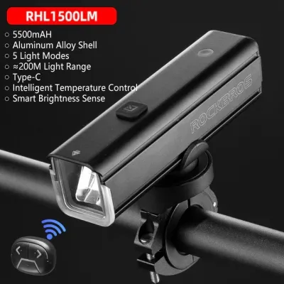 SG delivery RockBros light 1000lm bicycle light headlight torchlight rechargeable light power bank LED light bike accessories