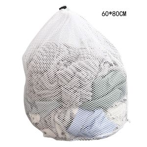 Drawstring Laundry Bag Underwear Bra Socks Large Capacity Net Dirty Clothes Storage Bag