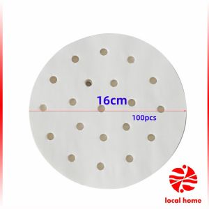 Thaihome กระดาษรองหม้อทอดไร้น้ำมัน 100 แผ่น พร้อมส่ง กระดาษซับน้ำมัน กระดาษอบขนม baking paper