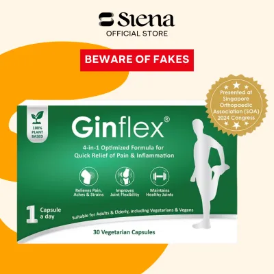 Ginflex Capsules 30s | Relieves Pain Improve Joint Flexibility Healthy Joint 4-in-1 Optimised Formula