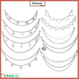 Follow Get New[Bloom Z] Multi-layer Metal Chain strap DIY Personality Butterfly Heart Star Pendant Shoulder Bag Chain Straps