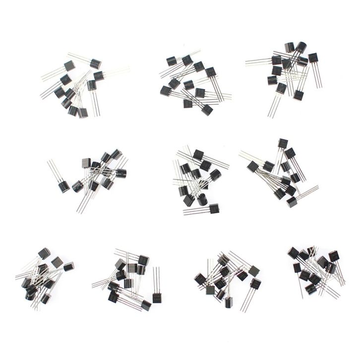 10Values 200PCS NPN PNP Power Transistor Assortment Assorted Kit - RS1