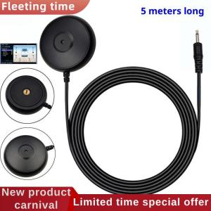 Fleeting time 1Pcs 5 Meters Black Wire Replacement Calibration Microphone For Pioneer MCACC AV Home Receiver For MONO Plug Mic 20Hz-16KHz Freq Response