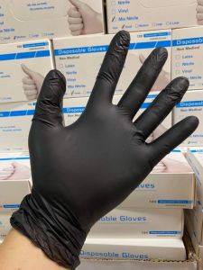 พร้อมส่ง แพ็คคู่สุดคุ้ม ถุงมือยางไนไตร ไวนิล ใช้แล้วทิ้ง