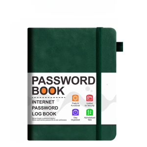 Password Record Book With Alphabetical Tabs Password Organizer Notebook Address Book Journal Notebook