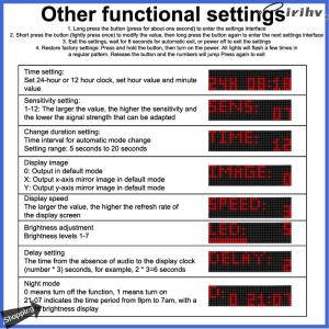 【jianzhanqinl】 LED Music Spectrum Kit Dot Matrix Clock DIY Parts Electronic Welding Pick Up Rhythm Light