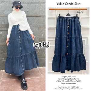 YUKIE CANDA SKIRT (ROK JEANS JUMBO)