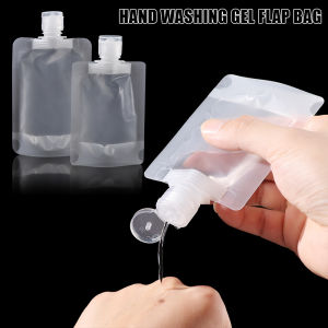 ZIPMOH Reusable Durable Squeezable Leakproof for Shampoo Lotion with Sealed Spout Spray Bottles Liquid Dispenser Refillable Pouches Cosmetic Containers
