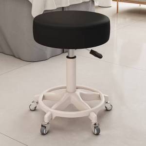 ส่งจากไทย เก้าอี้บาร์ ปรับระดับได้ เก้าอี้เคาน์เตอร์บาร์ เก้าอี้ล้อยางแบบเงียบ เก้าอี้แคชเชียร์ เก้าอี้แต่งหน้า