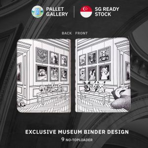 Pokemon Card Binder Folder – Signature Museum Custom 4 Pocket 9 Pocket TCG Card Album Collection Book