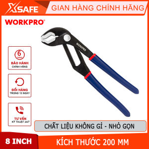 Kìm mỏ quạ điều chỉnh được 8 inch 200mm Workpro - WP231086