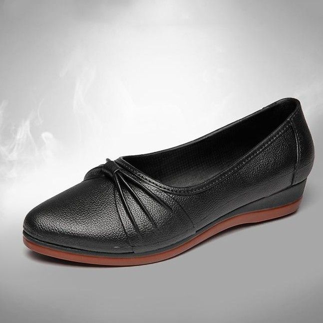 Vofox Black shoes school shoes rubber shoes for women's Lazada