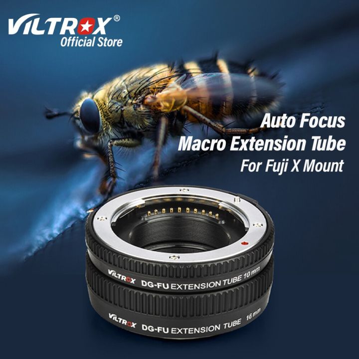 VILTROX DG-FU Fuji Macro Extension Tube Auto Focus AF Metal