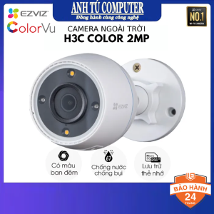 Camera WiFi Colorvu 2MP EZVIZ H3c Color hàng chính hãng