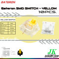 GATERON YELLOW SWITCH SMD(10ชิ้น) 3 pin สวิตช์Linear สำหรับคีย์บอร์ด Mechanical keyboard Linear Switch. 