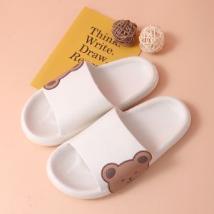 MC SW836 SANDAL KARET SLIP ON TAPAK TEBAL MOTIF BEAR - SANDAL WANITA KARET TEBAL - SANDAL KARET EMPUK TAPAK TEBAL