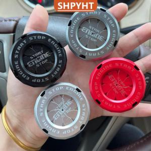 [COD] SHPYHT SPORTS Car Moto Engine Start Stop Button Cover Ignition Switch Blade-type Rotatable Protection Cap Interior Decoration Decor Sticker
