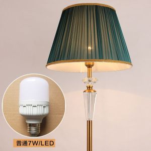 Standing Light Floor Lamp Stand Standing Lamp Nordic American Light Luxury Crystal Floor Lamp Wear-Resistant and Durable Standing Light Floor Lamp Stand