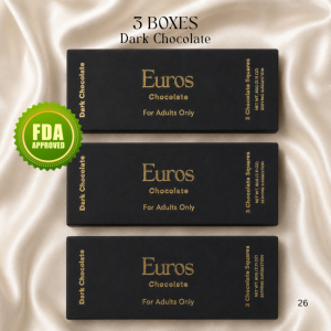 Euros Chocolate Strawberry - 3 BOXES - Perfect Surprise Gift for Him/Her Wedding/Anniversary Gift Surprise Healthy Dessert Healthy Snack