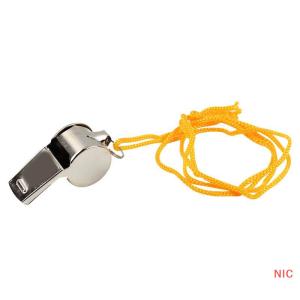 NIC Metal Whistle Referee Rugby Stainless Steel Whistle Soccer Basketball Party Training School Cheerleading