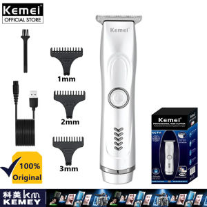 Kemei KM-6011 Mini Hair Clipper Portable Hair Trimmer 0 Mm Original  Razor Barber Hair Cut Machine Travel Low-Noise