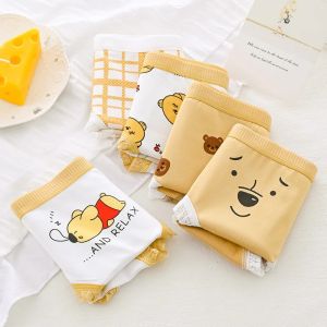 Combo 10 Quần Lót Bé Gái Cotton Thấm Hút Mồ Hôi Hình Gấu Đáng Yêu Đáy Kháng Khuẩn Size 25-62Kg Quần Cute CTB12