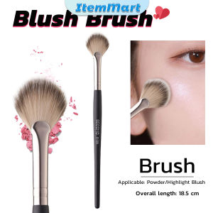ItemMart Blush Brush Naturally Smudged Bristles Soft Makeup Brush Highlight-brush