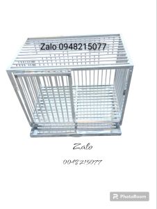 [HCM]Chuồng chó inox 80cm x 50cm x 65cm (DxRxC) CÚN 15KG QUAY ĐẦU