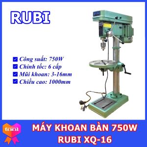 Máy Khoan Bàn Nội Địa Trung Quốc RUBI XQ-16  - Công Suất 750W - Đầu Kẹp 16mm