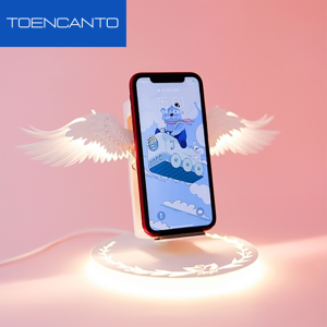 Angel Wings 10W Qi Wireless  Charger Mobile Stand