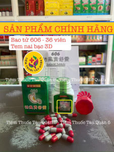 Bao Tử 606 Hàng XỊN Tem Nai Hộp 36 Viên - Hỗ Trợ Giảm Đau Bao Tử Trào Ngược Dạ Dày...