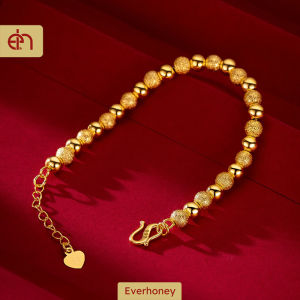 Everhoney Vòng Tay Chuỗi Hạt Charm Vàng Dây Kéo Dài Được Vòng Tay Chuỗi Vòng Tay Cho Nữ Thiếu Nữ