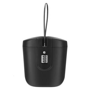 Trọng lượng nhẹ không thấm nước ABS có thể khóa lưu trữ xô 3 mã số hộp an ninh cho các công trình ngoài trời