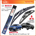 Mitsubishi Triton Car Year 2006 To 2019 Front Windshield Wiper Size 21" & 19" Inch (1 Pair) Bosch Advantage Wiper BA2119. 
