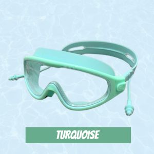 Kacamata Renang  Dewasa Anti FOG Anti UV Anak Remaja Swimming Googles Big Frame Bonus Ear Plug