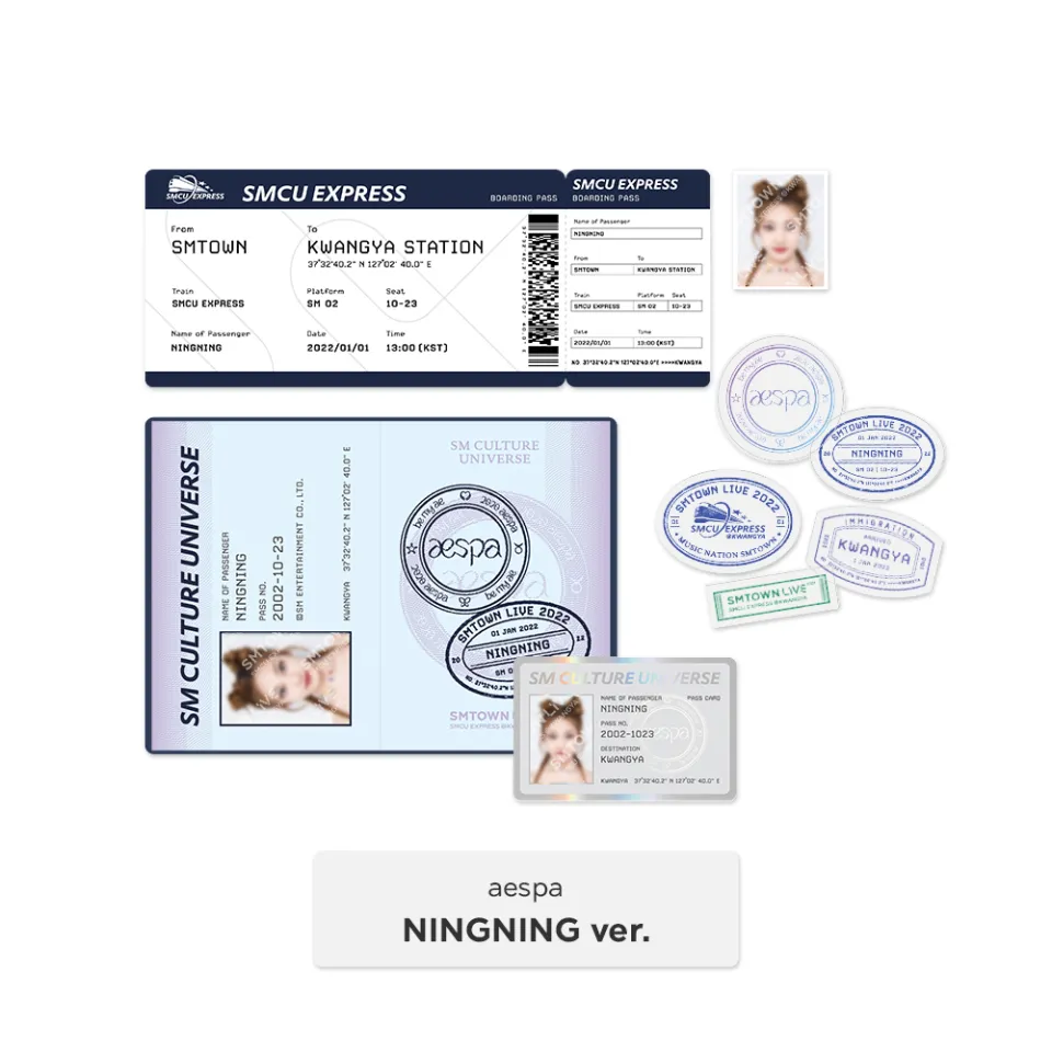 aespa - SMCU EXPRESS KWANGYA PASSPORT SET Giselle Ningning Winter