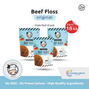 Cahaya Abadi Abon Sapi Triple Pack Original