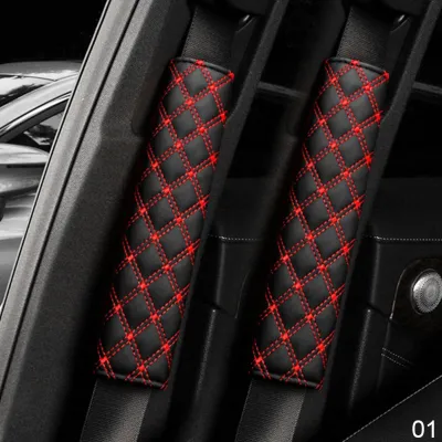 [Local] JaneDream 2pcs Seat Belt Safety Belt Shoulder Strap Cover Harness Pads Children Protection Car Covers Car Cushion