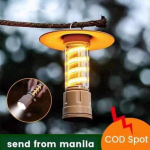 Camping Light Rechargeable Camp Lantern Portable Flashlight Outdoor Emergency Lamp Waterproof Atmosphere light for Camping Camping Set Equipment Camping Essentials
