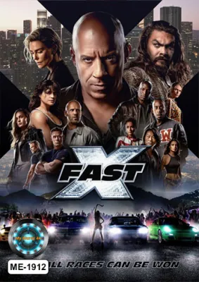 Fast X (2023) เร็ว...แรงทะลุนรก 10 DVD หนังดีวีดี มาสเตอร์ เสียงไทย