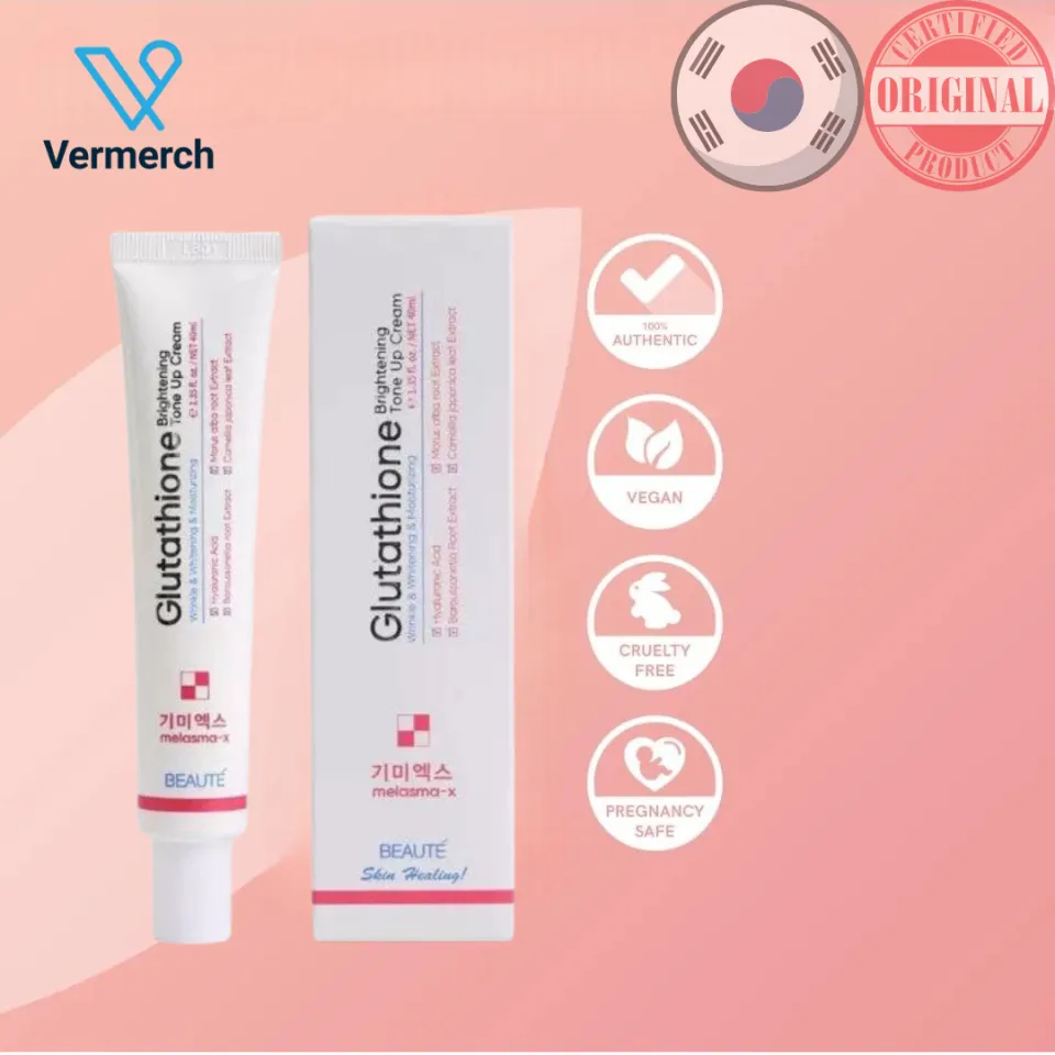 Glutathione Brightening Tone Up Cream Melasma X Beaute Korea Sun Cream  Waterproof Sun Protection Spf 41-50 Anti-Bacterial Whitening Cream Oil-Free  Hyaluronic Acid Cream - Lazada | Lazada PH