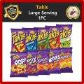 [Barcel] Takis Large Serving 1PCS / Fuego Blue Heat Nitro Guacamole Waves Stix Kettlez Intense Cheese / Snacks Chips. 